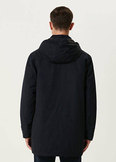 Beymen Club Navy Blue Hooded Coat - 5