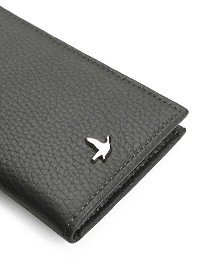 Beymen Club Anthracite Men's Leather Card Holder - 5