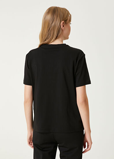 Beymen Club Siyah Gold Logolu T-shirt - 6