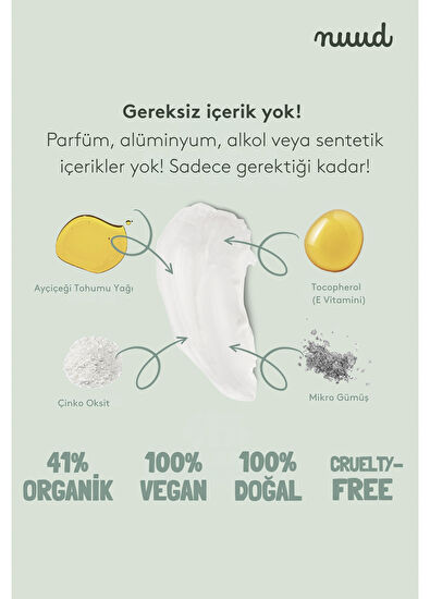 Nuud Biberiye x Sardunya Doğal Kokulu Stick Deodorant 45 gr - 6