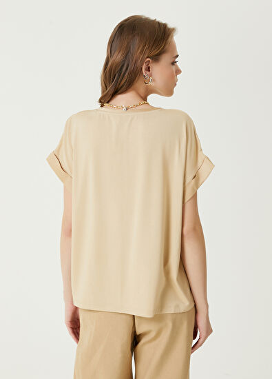 Beymen Club Bej T-shirt - 6