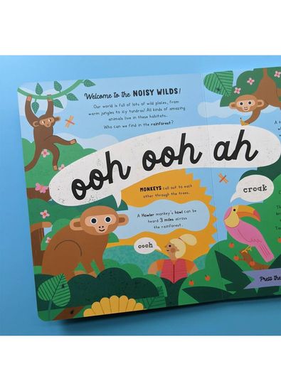 North Parade Publishing - Wilds 10 Button Sound Book Yabancı Dil Sesli ...