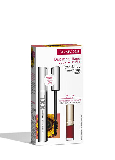 Clarins Wonder Volume XXL Mascara + Lip Comfort Oil Set of 2 - 3