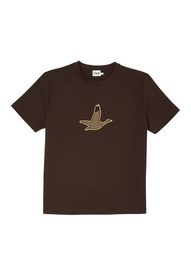 Beymen Club Kahverengi Gold Logolu T-shirt - 5