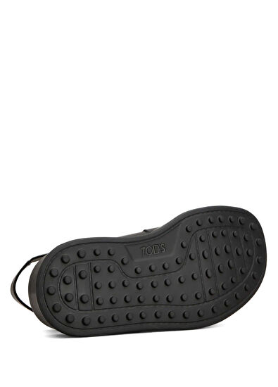 Tod's Black Women's Leather Sandals - 4