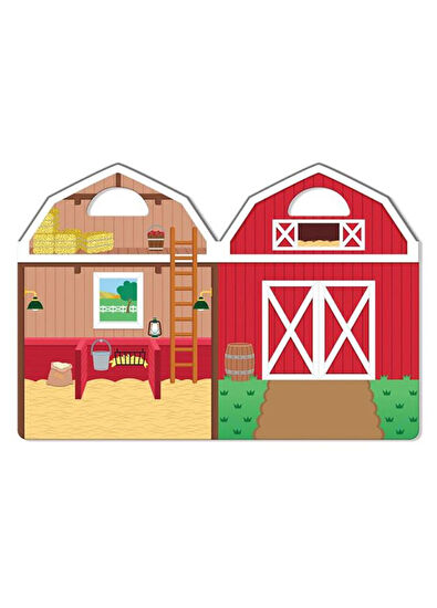 Melissa & Doug Kabartmalı Tak Çıkar Çiftlik Çıkartma Seti - 3