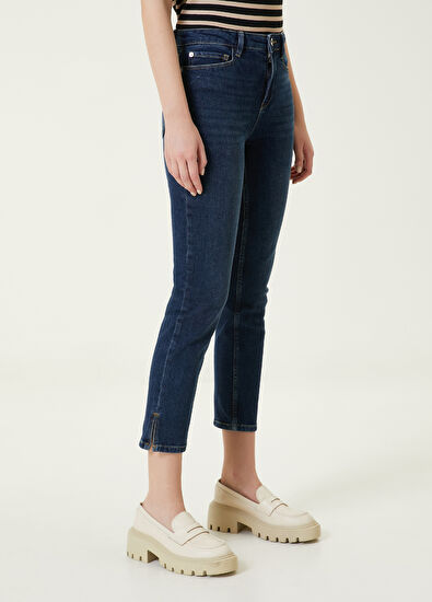 Beymen Club Koyu Mavi Straight Jean Pantolon - 3