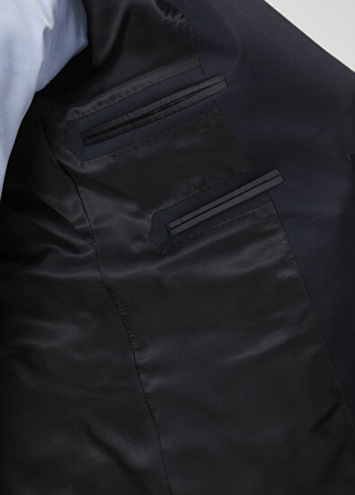 Drop 7 Lacivert Yün Takım Elbise - Görsel 13