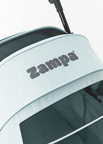 Zampa Aron Light Blue Cat and Dog Stroller - 7