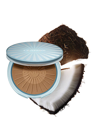 Clarins Cryo Healthy-Glow Shimmering Finish Bronzer Compact Powder 18 g - 4