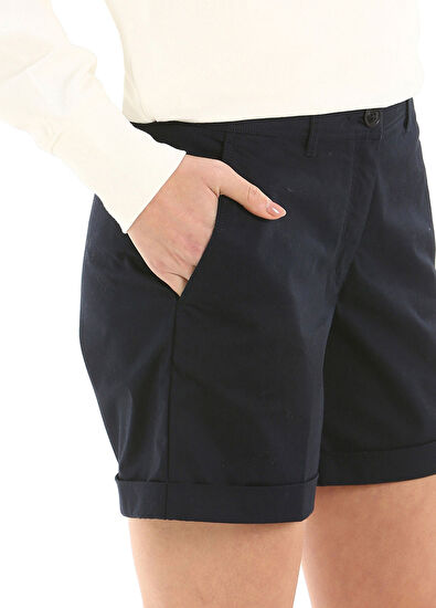Slam Deck Ws Chino Navy Blue Women's Sports Shorts - 5