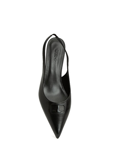 Beymen Club Black Leather Heels - 4