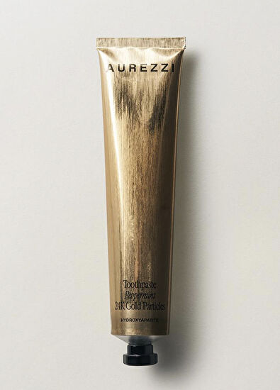Aurezzi Peppermint Nane Aromalı 24 Ayar Altın Parçacıkları Hidroksiapatit Diş Macunu 75 ml - 5