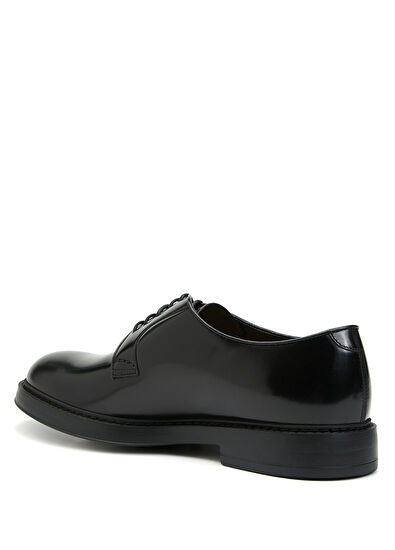Doucal's Black Men's Leather Loafer - 3