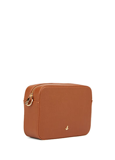 Beymen Club Taba Logo Detaylı Kadın Çapraz Çanta - 3