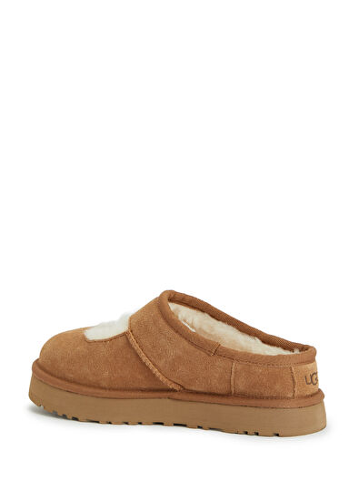Ugg Bea Mary Jane Tan Girl Leather Slippers - 3