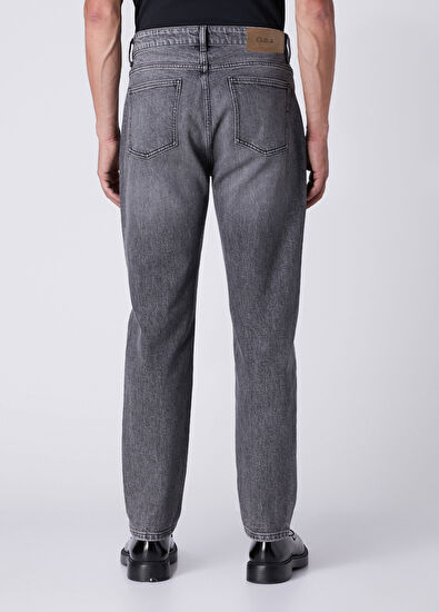 Beymen Club Tapered Fit Gri Açık Yıkama Lycralı Jean Pantolon - 3