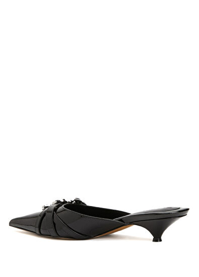 Marc Jacobs The Emma Kitten Black Leather Pumps - 3