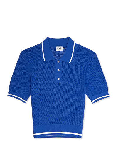 Beymen Club Kobalt Kısa Kol Polo Kazak - 7