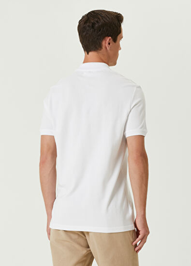 Beymen Club Comfort Fit Beyaz Polo Yaka T-shirt - 4