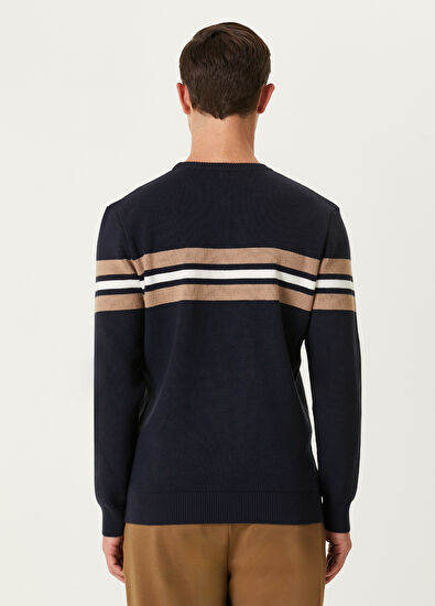 Beymen Club Lacivert Colorblocked Kazak - 5