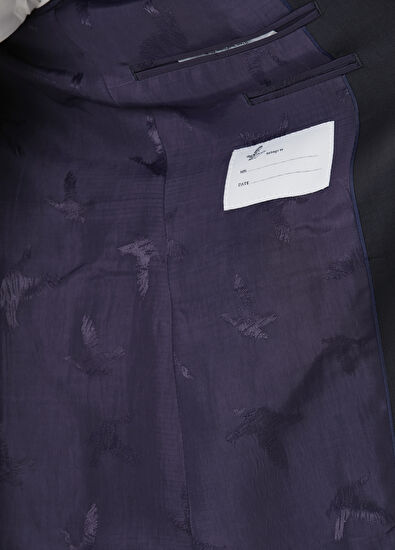 Beymen Club Drop 6 Lacivert Yün Karışımlı Takım Elbise - 11