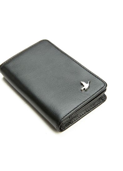 Beymen Club Black Men's Napa Leather Wallet - 5