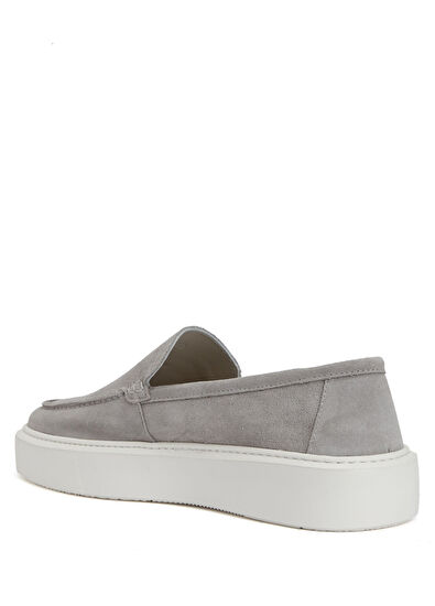 Beymen Collection Gri Erkek Süet Loafer - 3