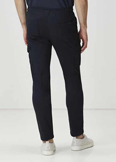 Beymen Club Navy Blue Waist Corded Jogger Cargo Pants - 3