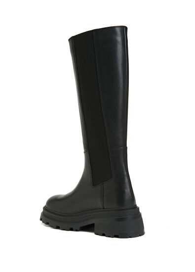 Beymen Club Black Women's Leather Boots - 3