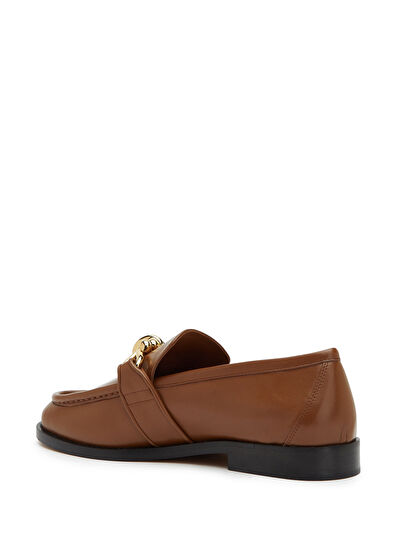 Astaire Taba Kadın Deri Loafer - Görsel 5