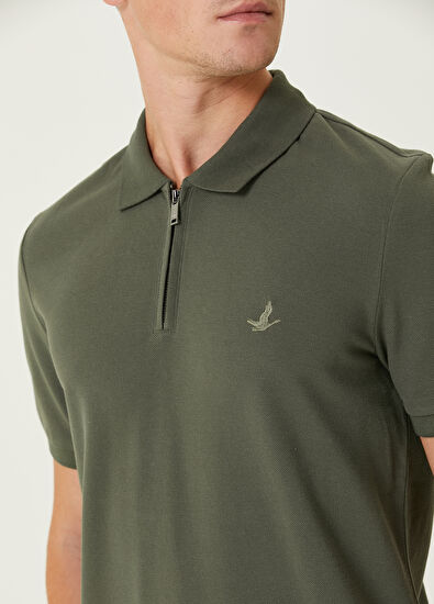 Beymen Club Comfort Fit Haki Polo Yaka T-shirt - 5