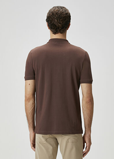 Beymen Club Dark Brown Polo T-Shirt - 4