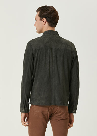 Beymen Club Khaki Suede Jacket - 5