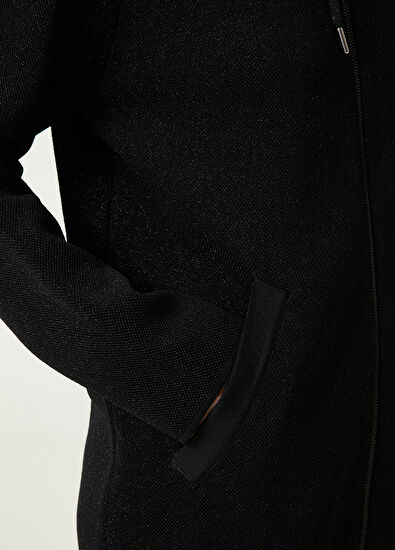 Beymen Club Siyah Sim Dokulu Hırka - 5