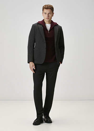 Beymen Club Anthracite Premium Cashmere Jacket - 3
