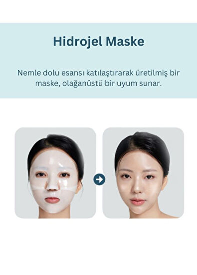 Dermal Seoulface Hyalüronik Asit Hydrojel Şeffaflaşan Eriyen 3'lü Yüz Maskesi 34 gr  - 6