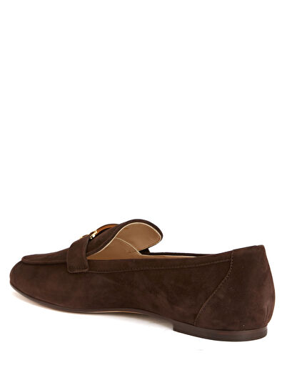 Tod's Dark Brown Women's Suede Loafer - 3
