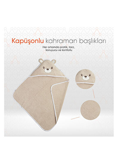 Gezenbebe Hero Başlıklı Çocuk Kurulama Havlusu - 3