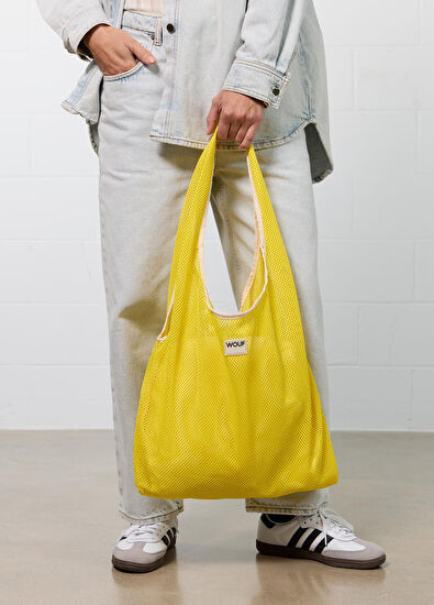 Wouf Ray Yellow Women's Tshirt Bag - 4