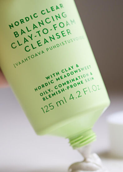 Lumene Balancing Clay To Foam Cleanser Sebum Dengeleyici Kil İçerikli Köpük Temizleyici 125 ml - 4