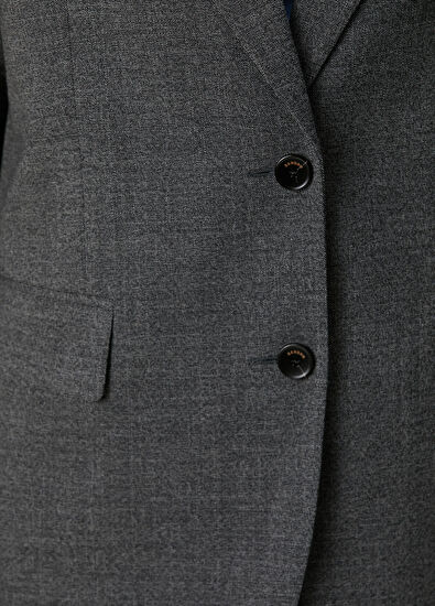 Sandro Ismeria Koyu Gri Ceket - 5