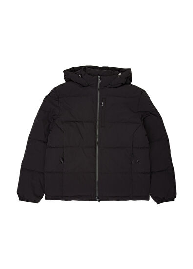 Beymen Club Black Hooded Puff Coat - 5