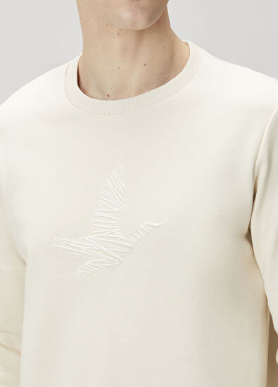 Beymen Club Kırık Beyaz Sweatshirt - 5