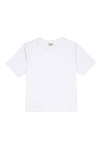 Beymen Club Beyaz Logo Detaylı T-shirt - 7