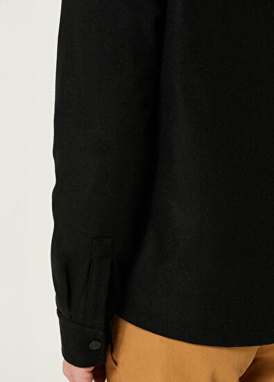 Beymen Club Black Wool Overshirt - 5
