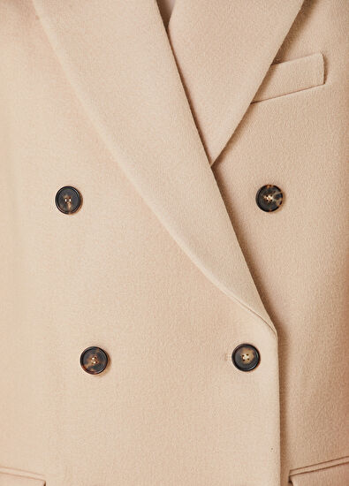 Wardrobe Nyc Bej Yün Kaban - 4