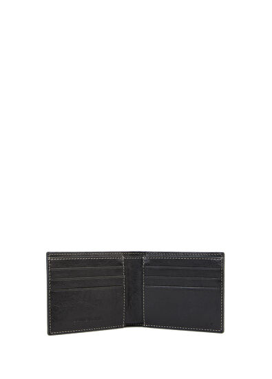 Beymen Club Black Contrast Stitched Men's Leather Wallet - 3