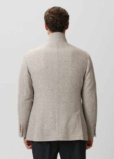 Brunello Cucinelli Beige Cashmere Jacket - 4