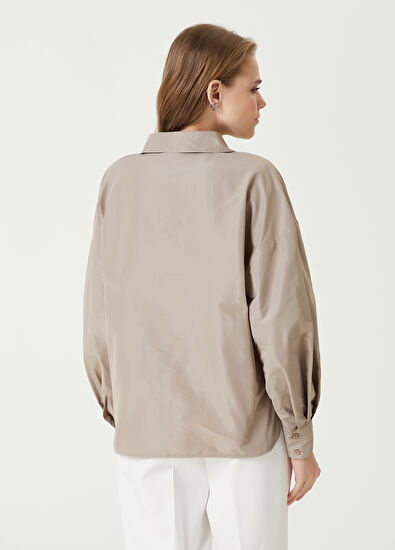 Beymen Club Vizon Düşük Kol Gömlek - 5